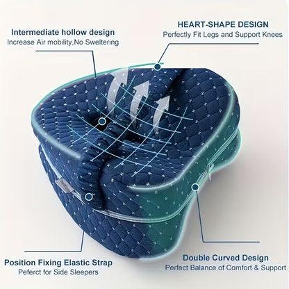 🛌✨Comfortable Sleep Aid - Side Sleeper Pillow - Ergonomic Side Sleeping Leg Pillow ✨✨