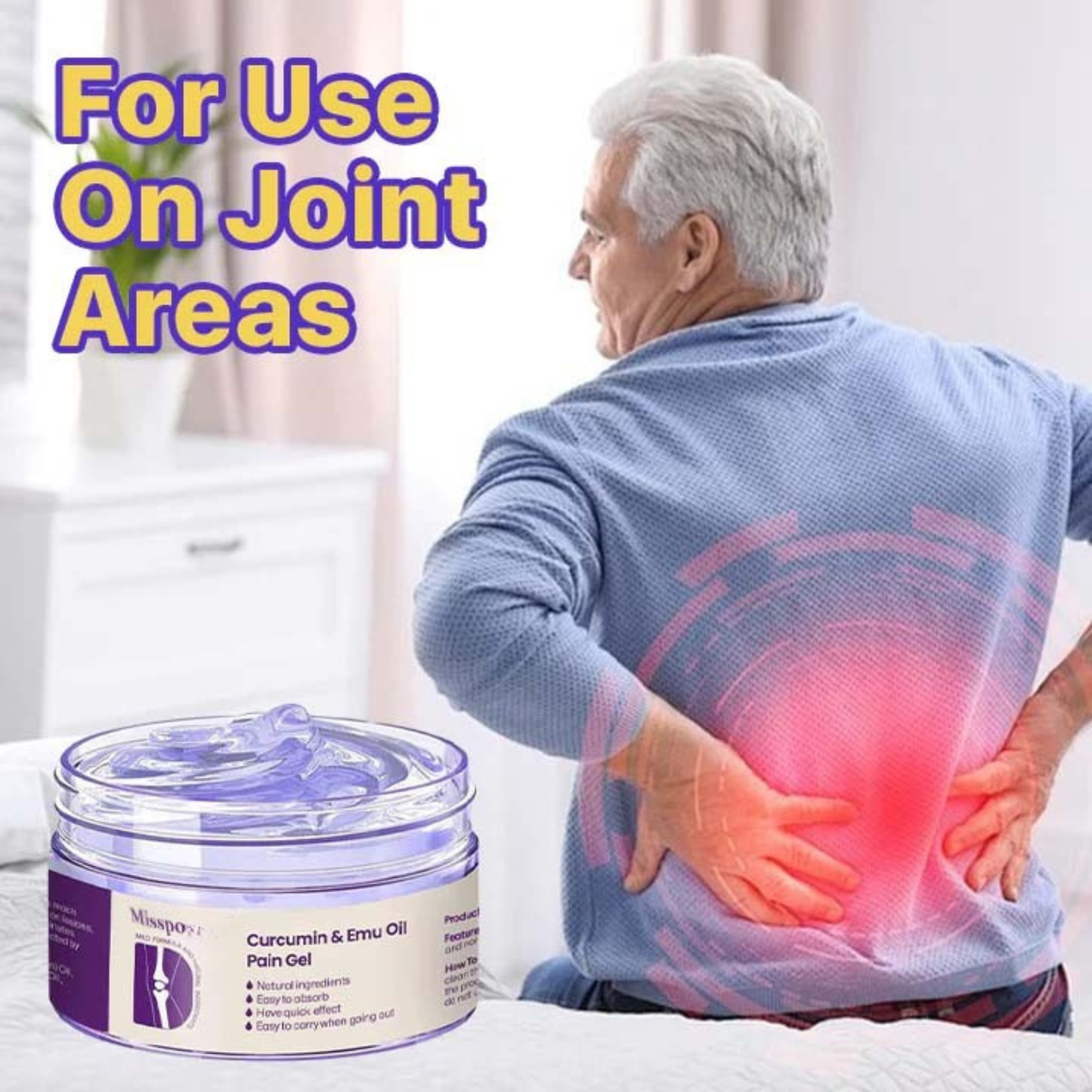 🔥hot sale 50% off🔥turmeric & emu oil arthritis soothing pain relief massage gel - american orthopaedics (aaos) approved🔥 buy 1 get 1 free! 🔥