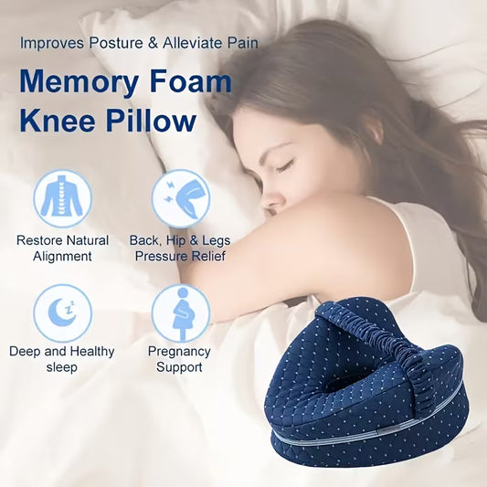 🛌✨Comfortable Sleep Aid - Side Sleeper Pillow - Ergonomic Side Sleeping Leg Pillow ✨✨