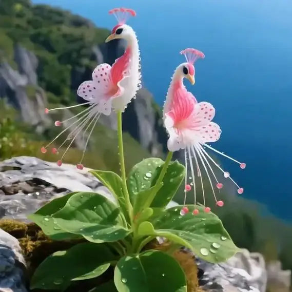 🦚🦚 peacock flower bulbs — plant hope, watch splendor bloom!🌸🌸 + 100 grams organic pot mix free